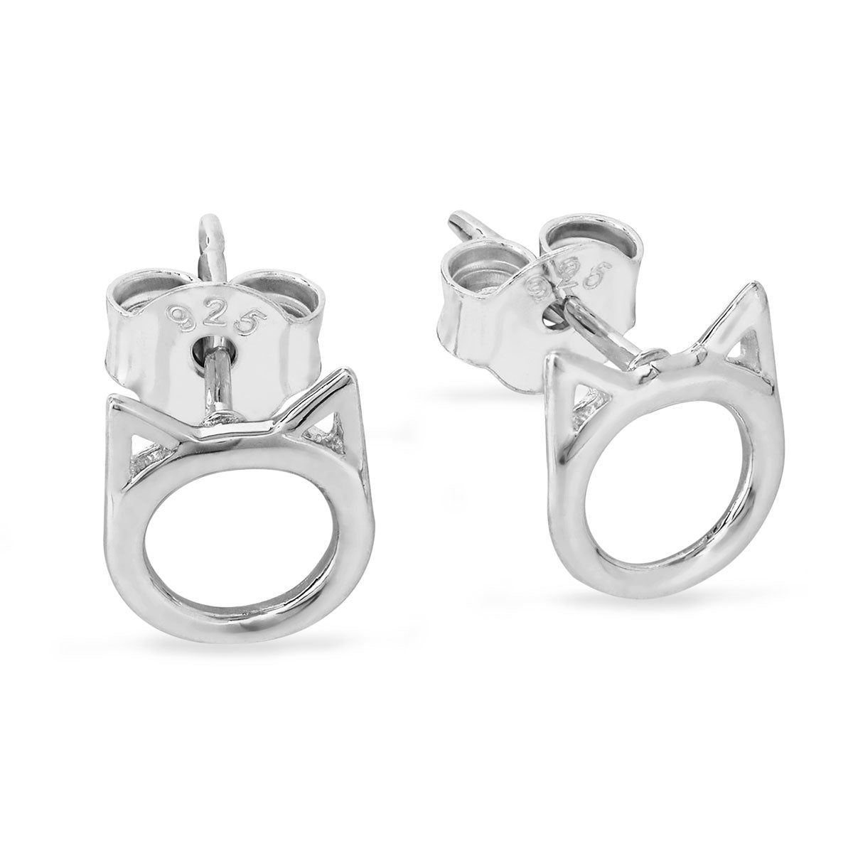 Cute Kitten Stud Earrings for Women - Dainty Cat Studs Jewelry Gift for Cat Lovers - Perfect for Everyday Wear, Parties & Gifts