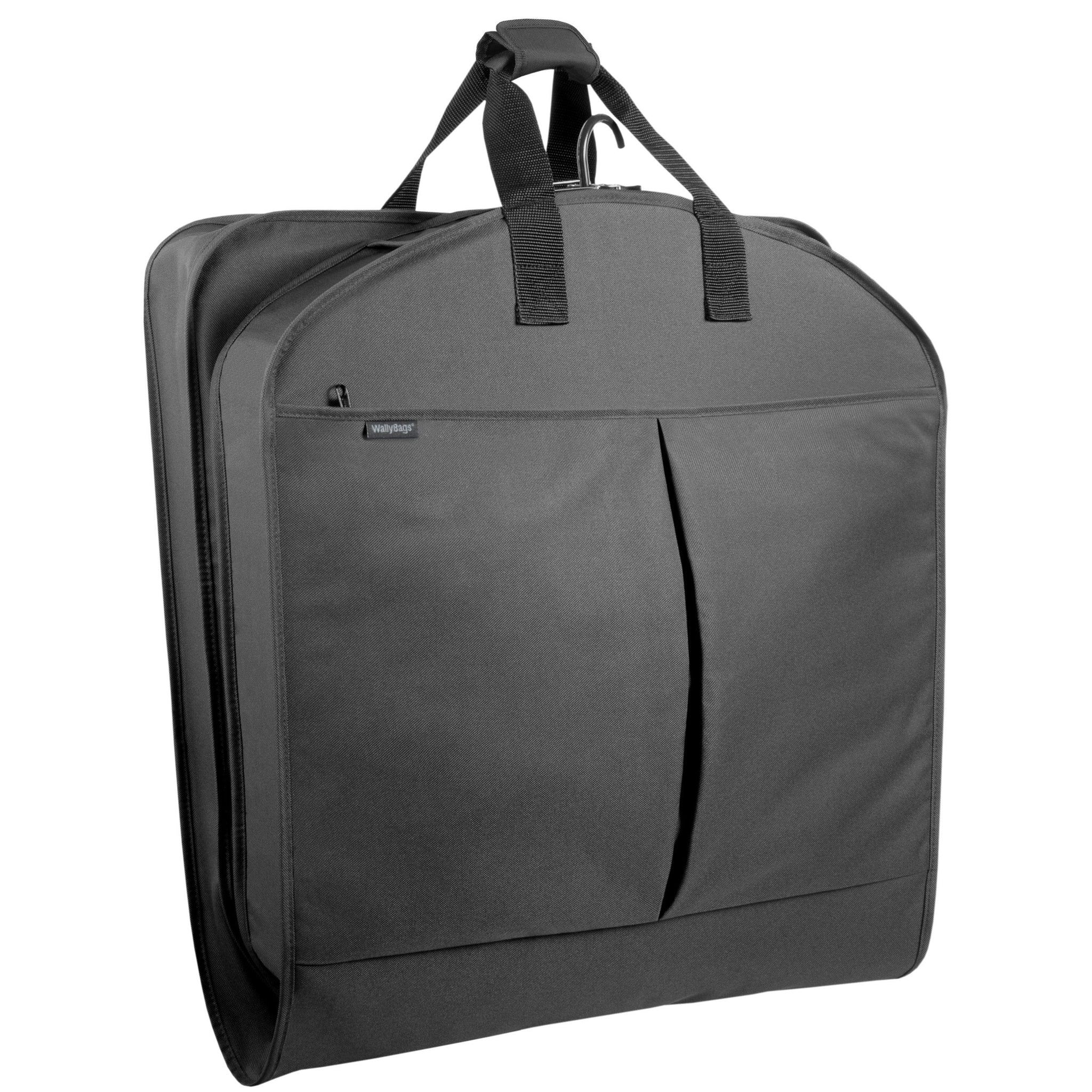 Wally Bags 45 Inch Extra Large Travel Garment Bag with Multiple Pockets - Perfect for Business Trips, Weddings & Airplane Carry-On Luggage