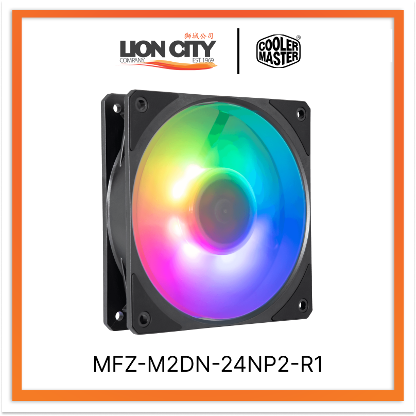 Cooler Master MFZ M2DN 24NP2 R1 CM MOBIUS 120P ARGB Ring Blade Fan - High Performance PC Cooling Fan with RGB Lighting for Gaming Rigs, Workstations & PC Builds (5-Year Warranty)