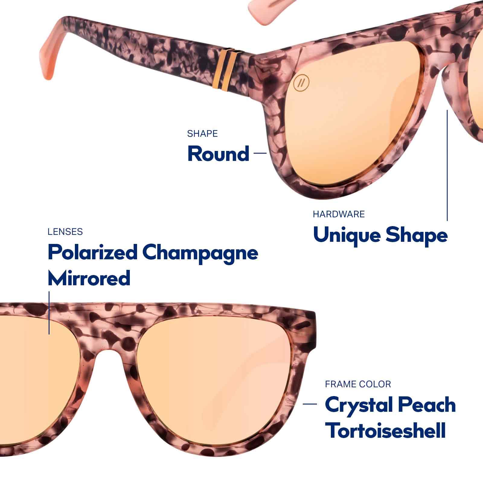 Blenders Eyewear Clover Polarized Sunglasses for Men & Women – 100% UV Protection, Durable & Stylish – Perfect for Driving, Running, and Outdoor Activities