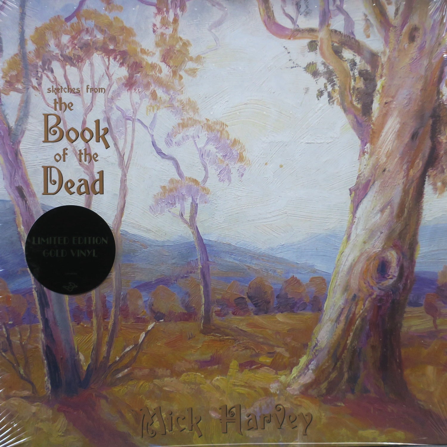 MICK HARVEY 'Sketches From The Book Of The Dead' Limited Edition Gold Vinyl LP Record - Perfect for Vinyl Collectors & Music Enthusiasts, Great for Home Listening & Gift Giving