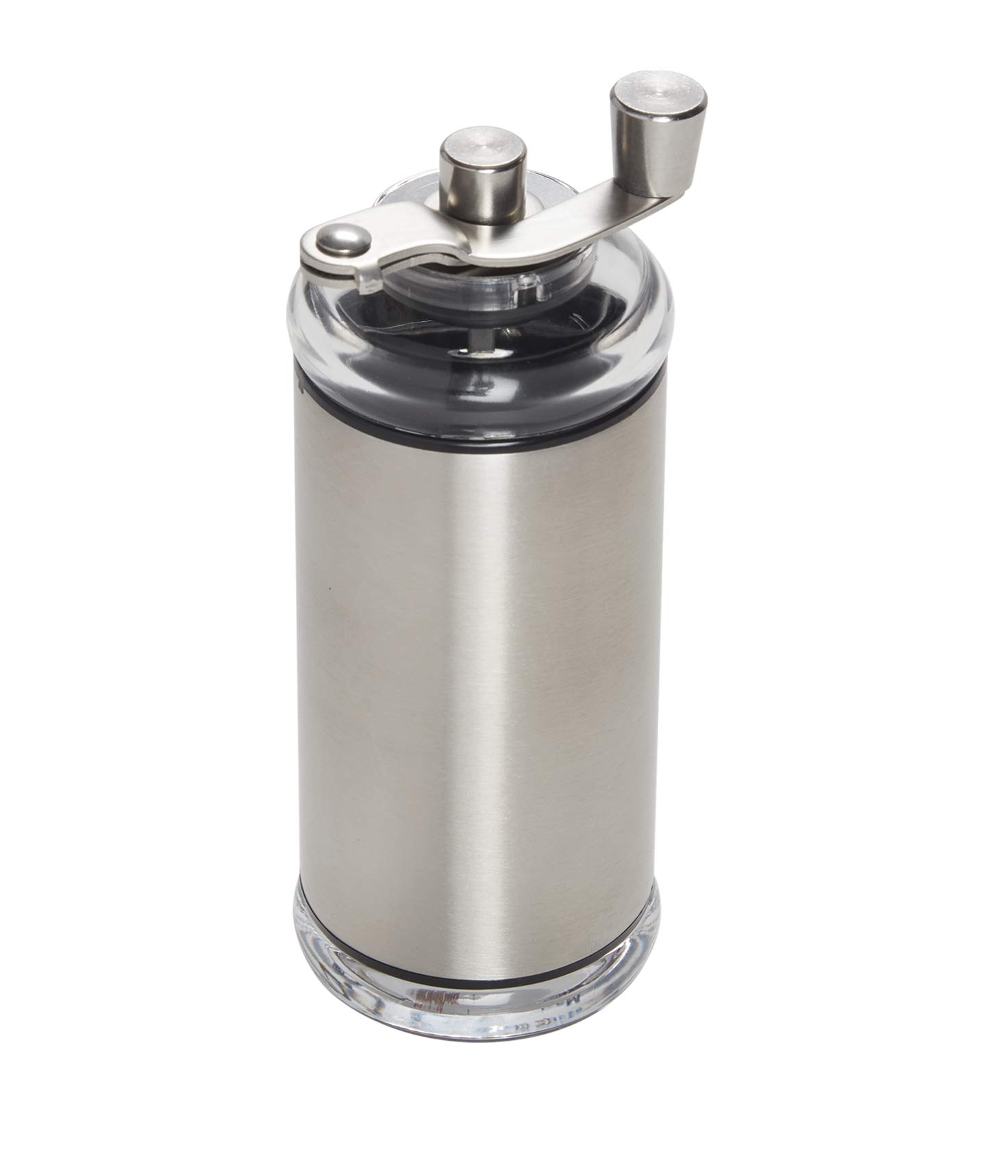 Premium Copco Compact Manual Adjustable Coffee Grinder - 6.5 Inch Stainless Steel Burr Mill for Fresh Ground Coffee - Perfect for Home, Office & Travel Use