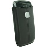 Premium Blackberry HDW 18962 Genuine Leather Pouch Case for Blackberry Curve 8520 - Slim Protective Cover for Business & Travel Use