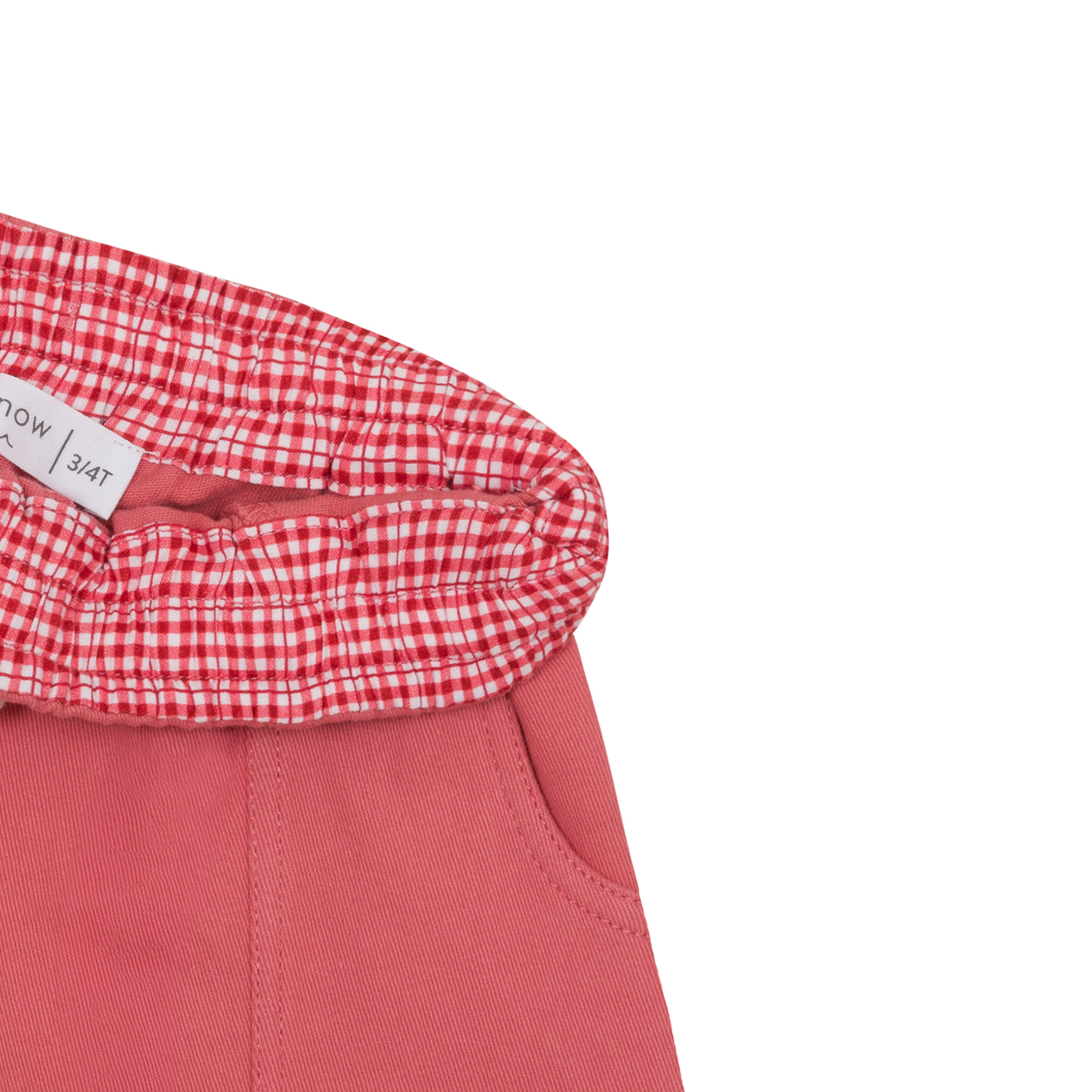 Boys Poppy Red Ultra Soft Twill Shorts - Comfortable Casual Wear for Playdates & Outdoor Activities