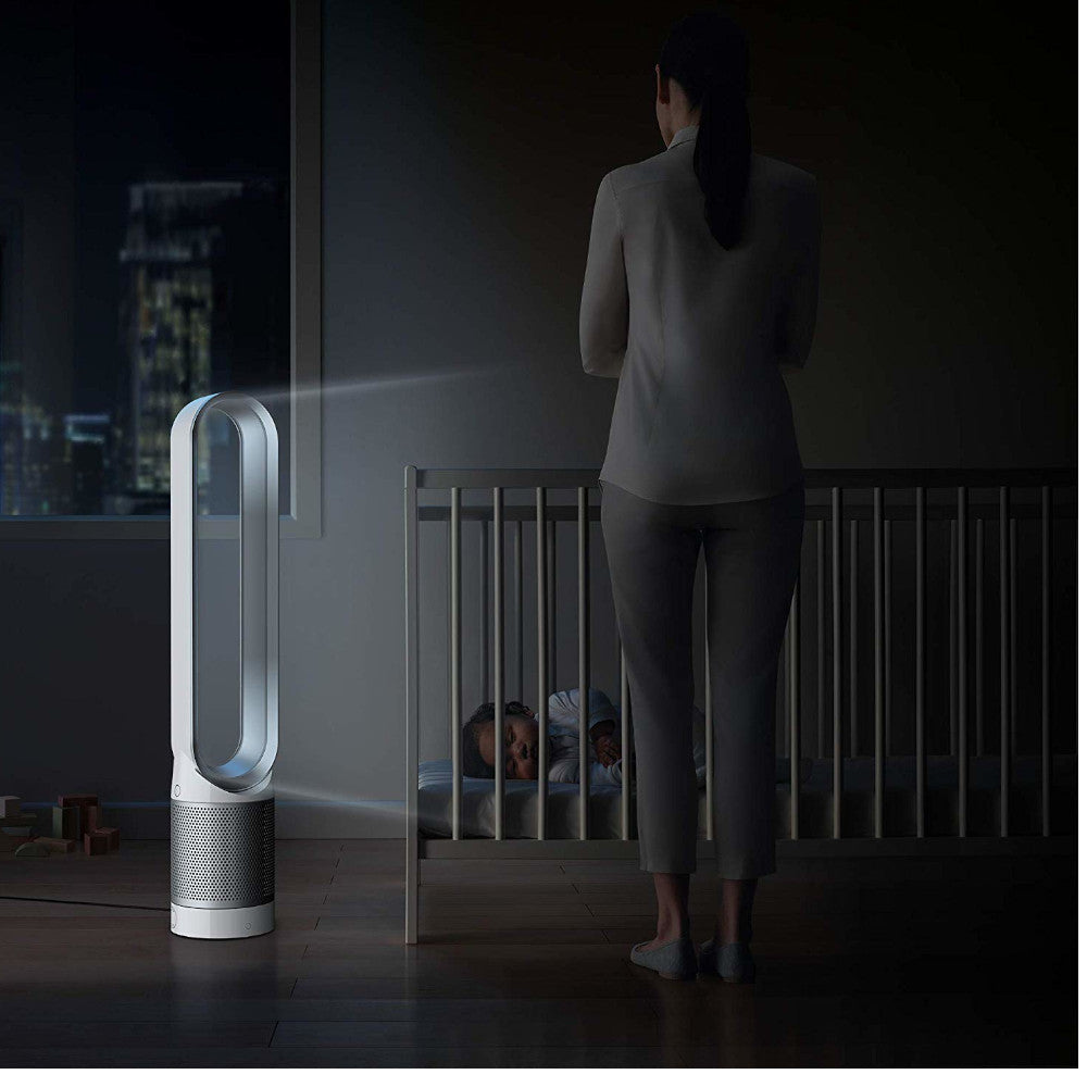 Refurbished Dyson TP02 Air Purifier & Fan Tower - Excellent Condition with 1 Year Warranty | Official Dyson Outlet | Perfect for Bedroom, Office & Home Air Circulation