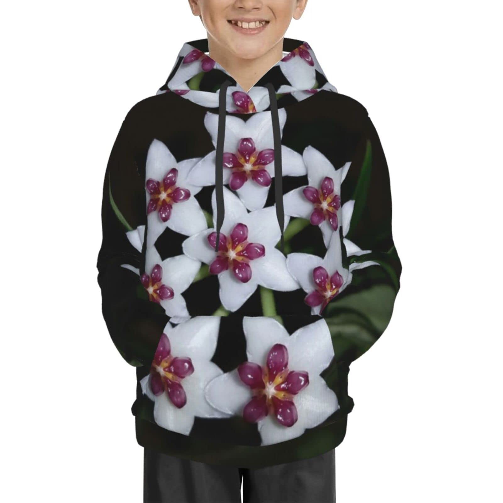 Hoya Bella Blossom Hooded Sweatshirt for Teens - Casual Wear & Street Style