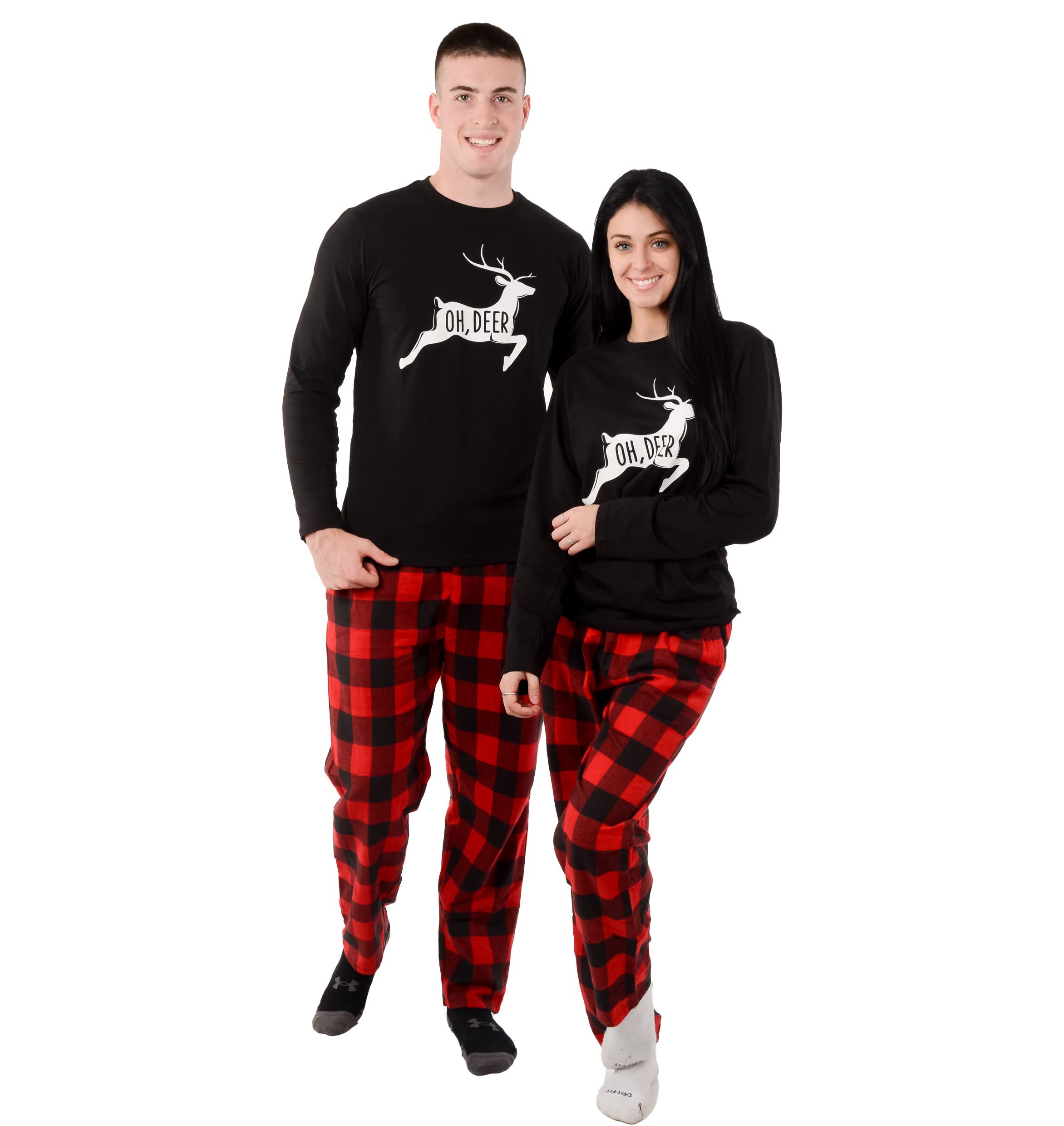 Buffalo Plaid Matching Pajama Set for Couples & Family - Cozy Holiday Sleepwear