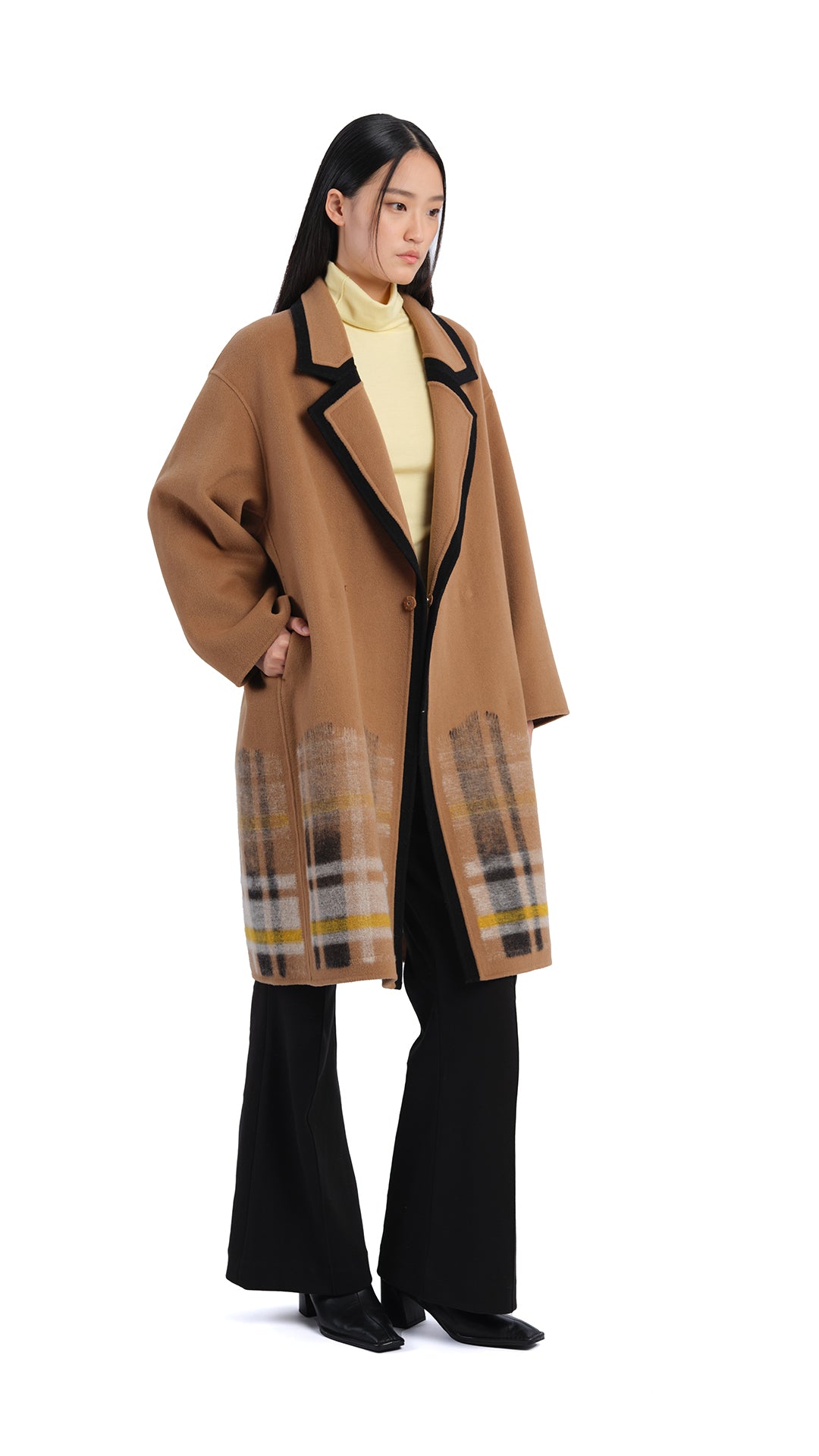 Needle Punch Double Face Coat - Warm & Stylish Winter Jacket for Men & Women - Perfect for Outdoor Activities, Hiking & Cold Weather