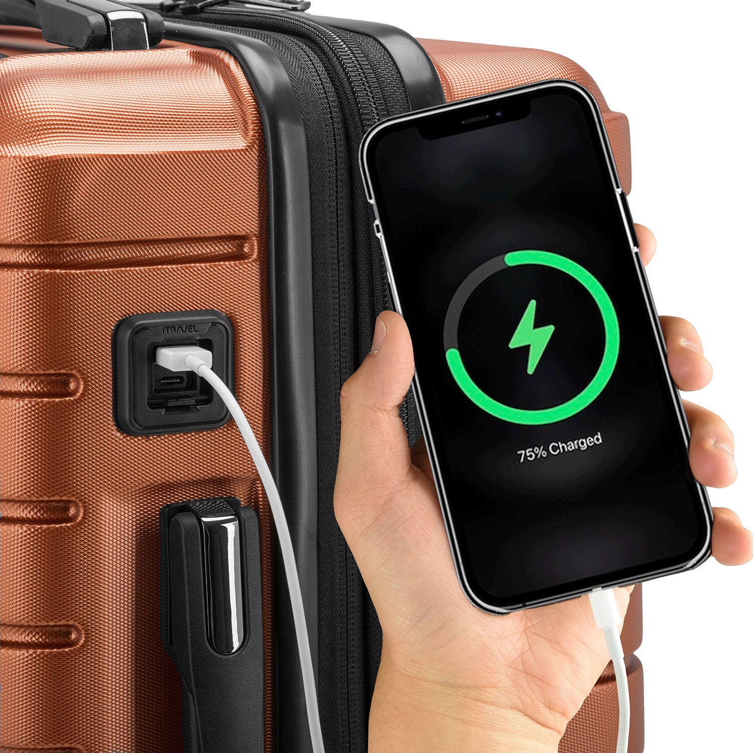 Archer 2-Piece Lightweight Spinner Luggage Set with TSA Lock - Perfect for Business Travel & Family Vacations