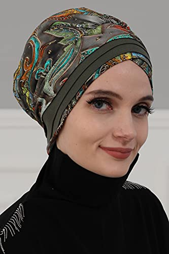 Stylish Cotton Turban Head Wrap for Women - Soft & Breathable Hair Scarf - Perfect for Yoga, Beach, or Everyday Fashion Accessory