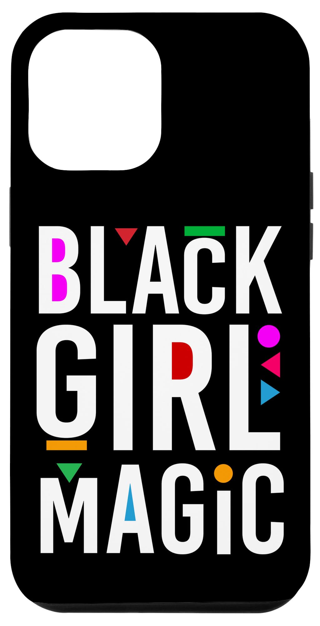 iPhone 12 Pro Max Case - Black Girl Pride Magic Word Art Protective Cover | Trendy Phone Case for Women, Girls | Perfect for Everyday Use, Work & School