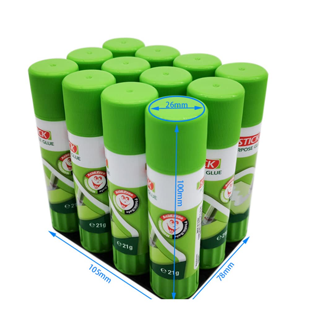 Dsxnklnd 3D Printer Glue Sticks - 3 Pack PVP Solid Adhesive for 3D Printing - Non-Toxic Water-Soluble Glue - Perfect for Bed Adhesion & Print Surface Preparation