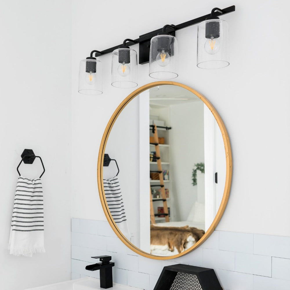 Balboa Vanity Open Box - Modern Bathroom Vanity Set with Sink & Mirror for Home Renovation | Perfect for Small Bathrooms, Apartments, and Guest Suites