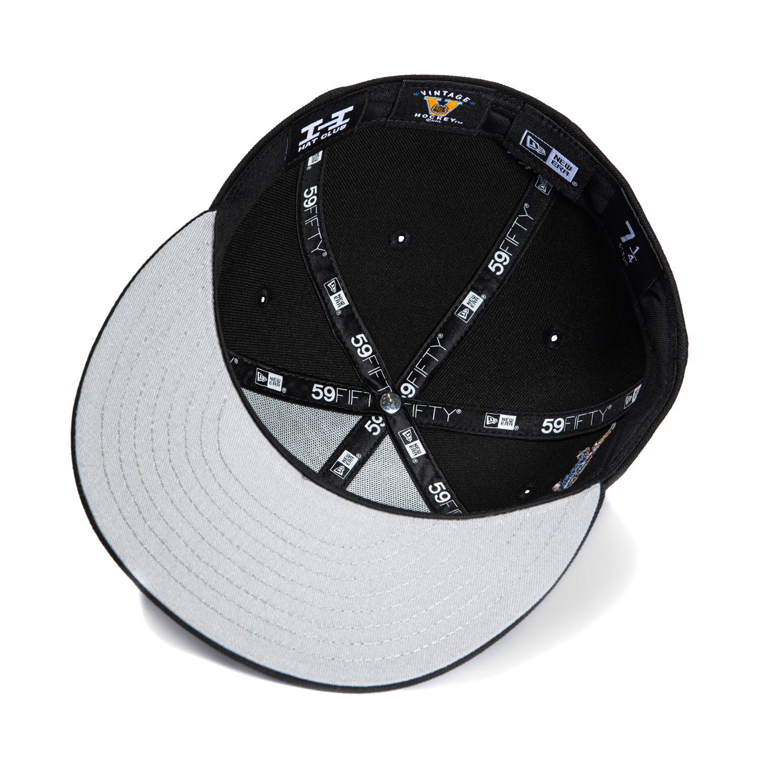 New Era 59Fifty Washington Capitals NHL Logo Patch Snapback Hat - Black | Official Licensed Baseball Cap for Men & Women | Perfect for Sports Fans, Game Day & Streetwear Fashion