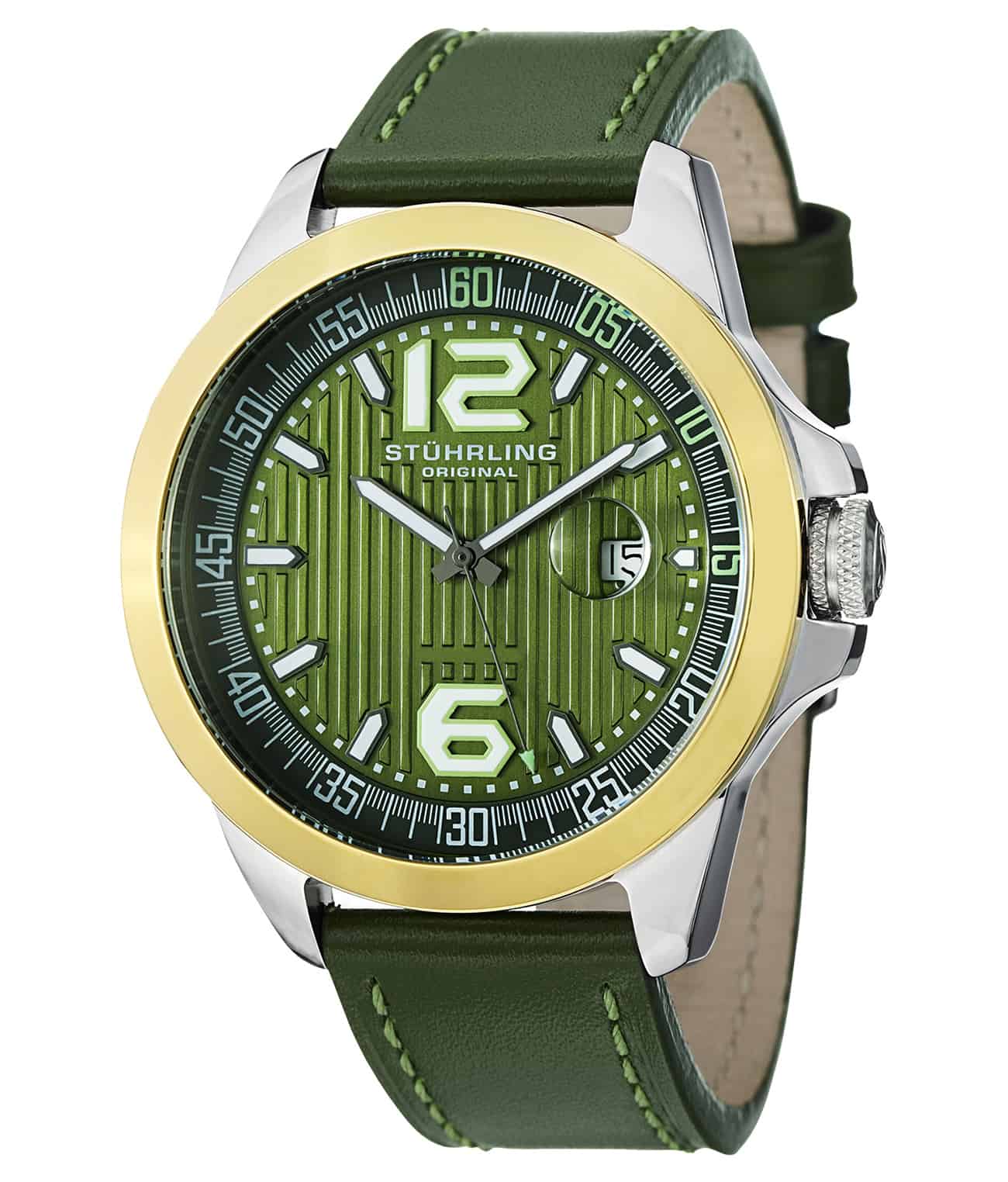 Grand Concorso 175C Quartz 46mm Aviator Watch - Classic Pilot Style Chronograph for Men - Perfect for Aviation Enthusiasts & Everyday Wear