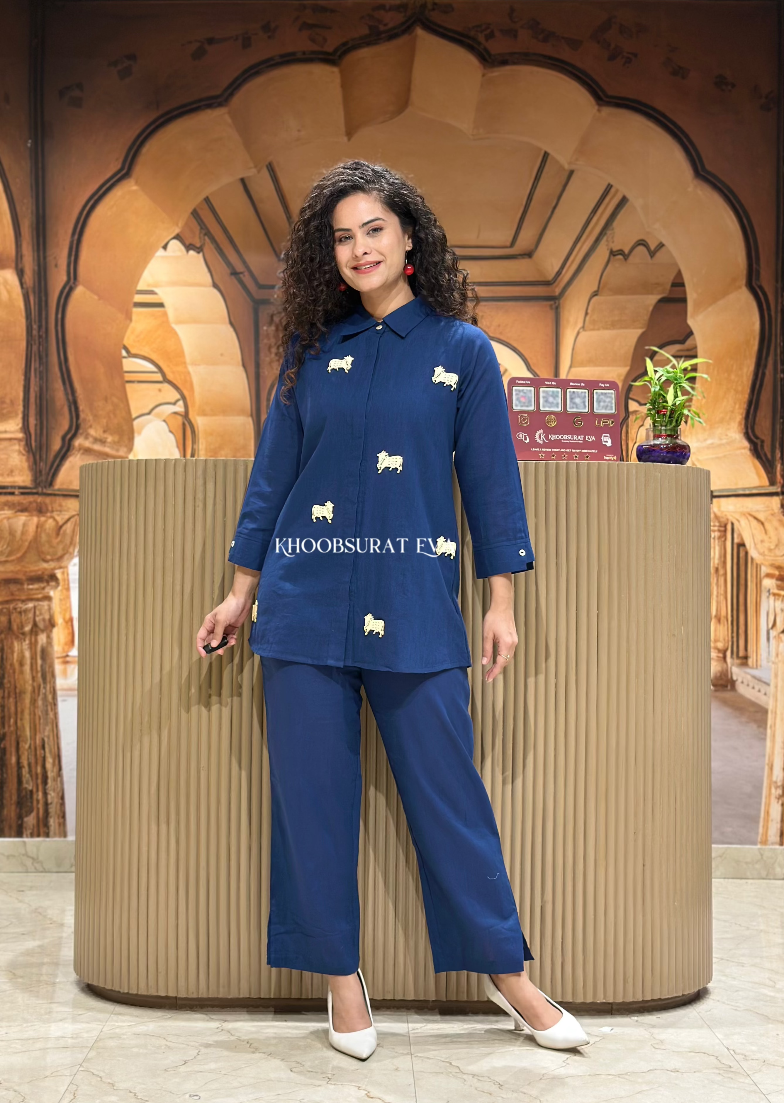 Blue My Mind Matching Outfit Set - Stylish Women's Coordinated Loungewear for Casual Wear & Home Relaxation