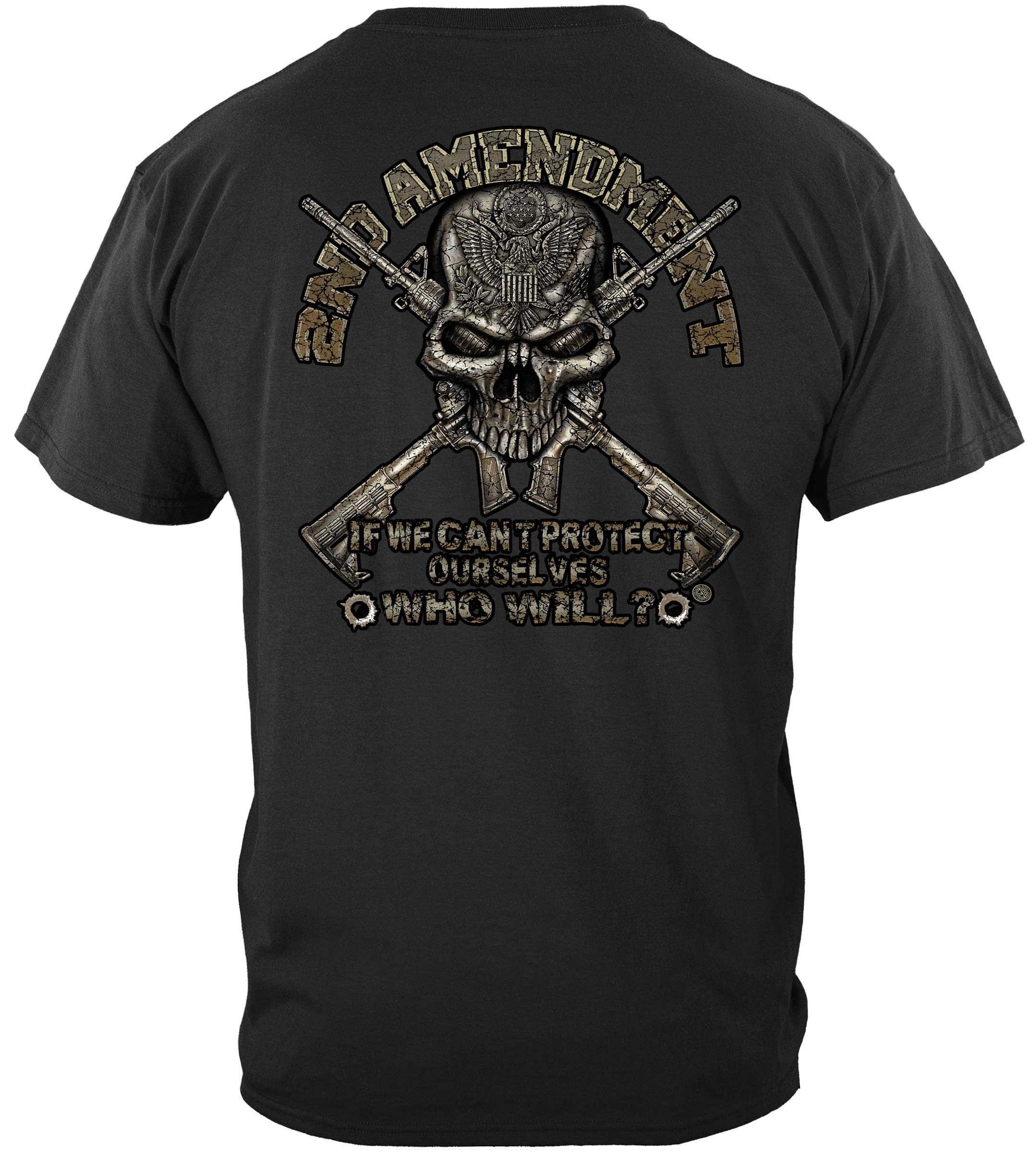 2nd Amendment T-Shirts for Men - Patriotic Gun Rights Shirts | Erazor Bits RN2259 - Perfect for Shooting Range, Gun Shows & Political Rallies