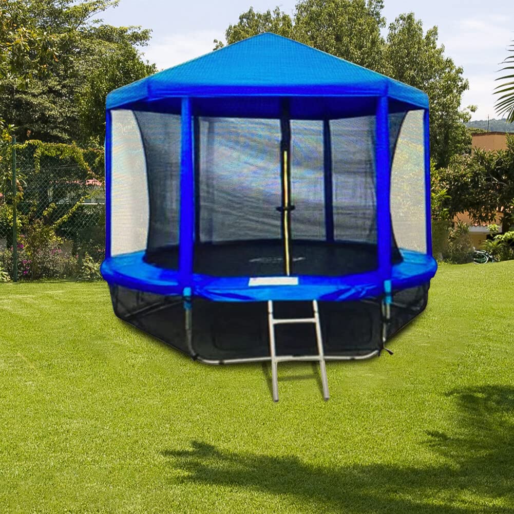 6-14 Ft Waterproof Trampoline Cover - UV Resistant & Tearproof Protective Cover for Round Trampolines and Swimming Pools | Easy Installation for Outdoor Weather Protection