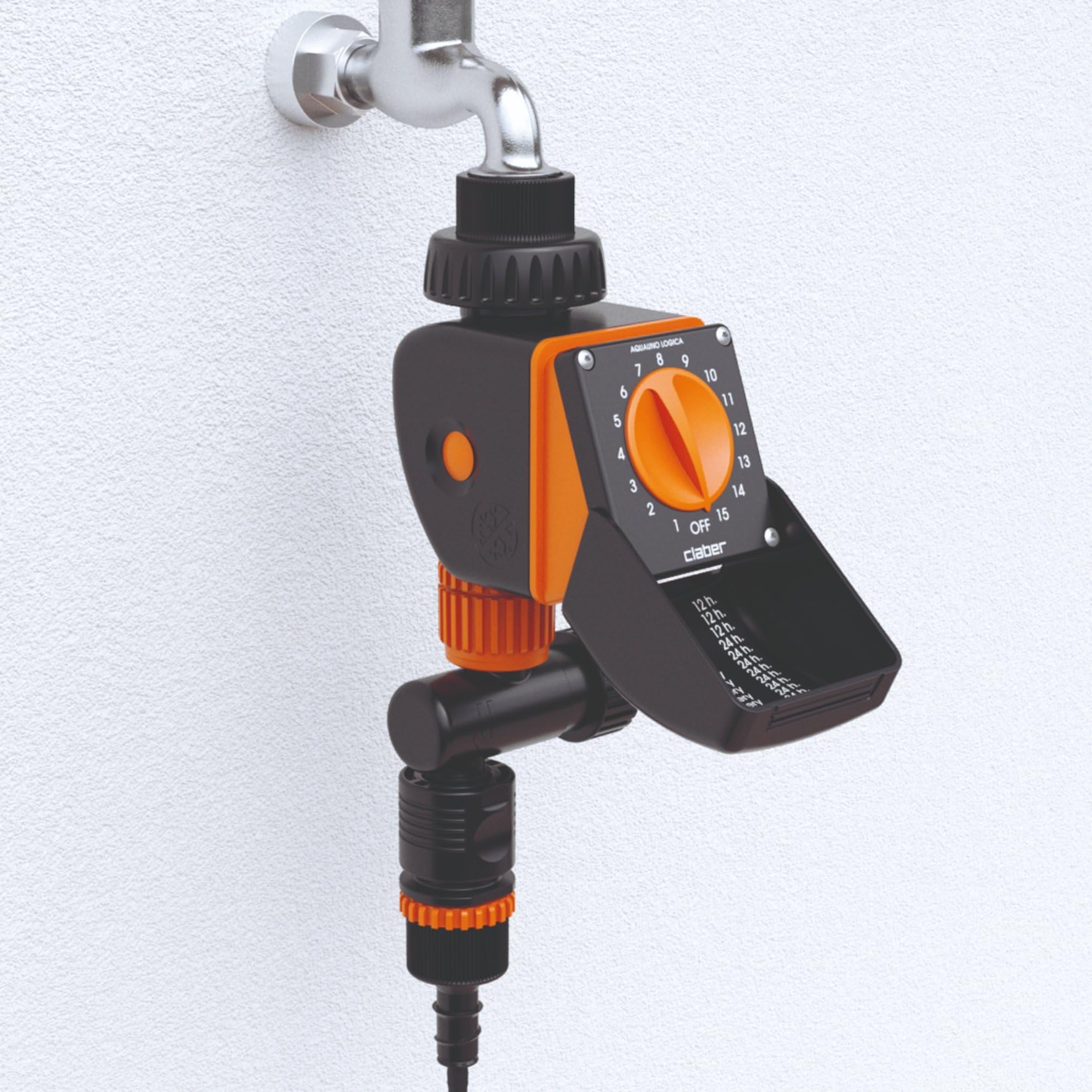 Claber d90766000 - 20 Pot Timer Kit for Automatic Plant Watering System | Indoor & Outdoor Garden Irrigation Solution | Perfect for Greenhouses, Balconies, and Home Gardens