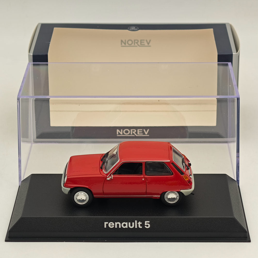 1/43 Scale Norev Renault 5 TL Diecast Model Car - Limited Edition Red Collectible - Perfect for Car Enthusiasts & Display Collections
