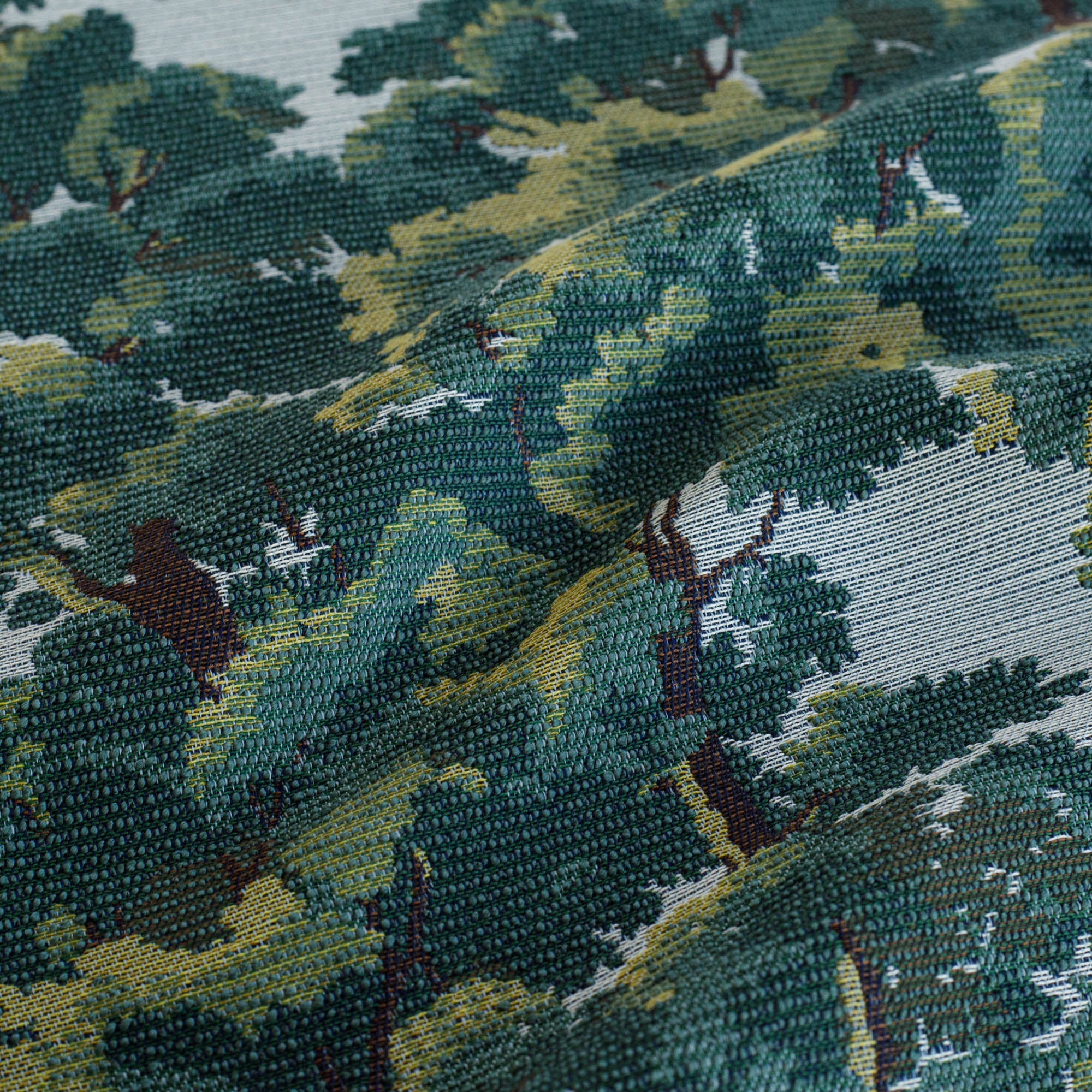 Premium Elora Fabric - Soft & Durable Forest Green Upholstery Material for Sofas, Chairs & Home Decor | Eco-Friendly & Stylish