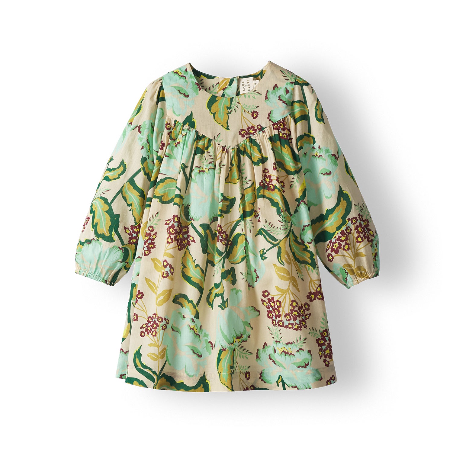 Margot Girls' Floral Summer Dress - Cute & Comfortable Cotton Outfit for Toddlers & Kids - Perfect for Playdates, Parties & Family Photos