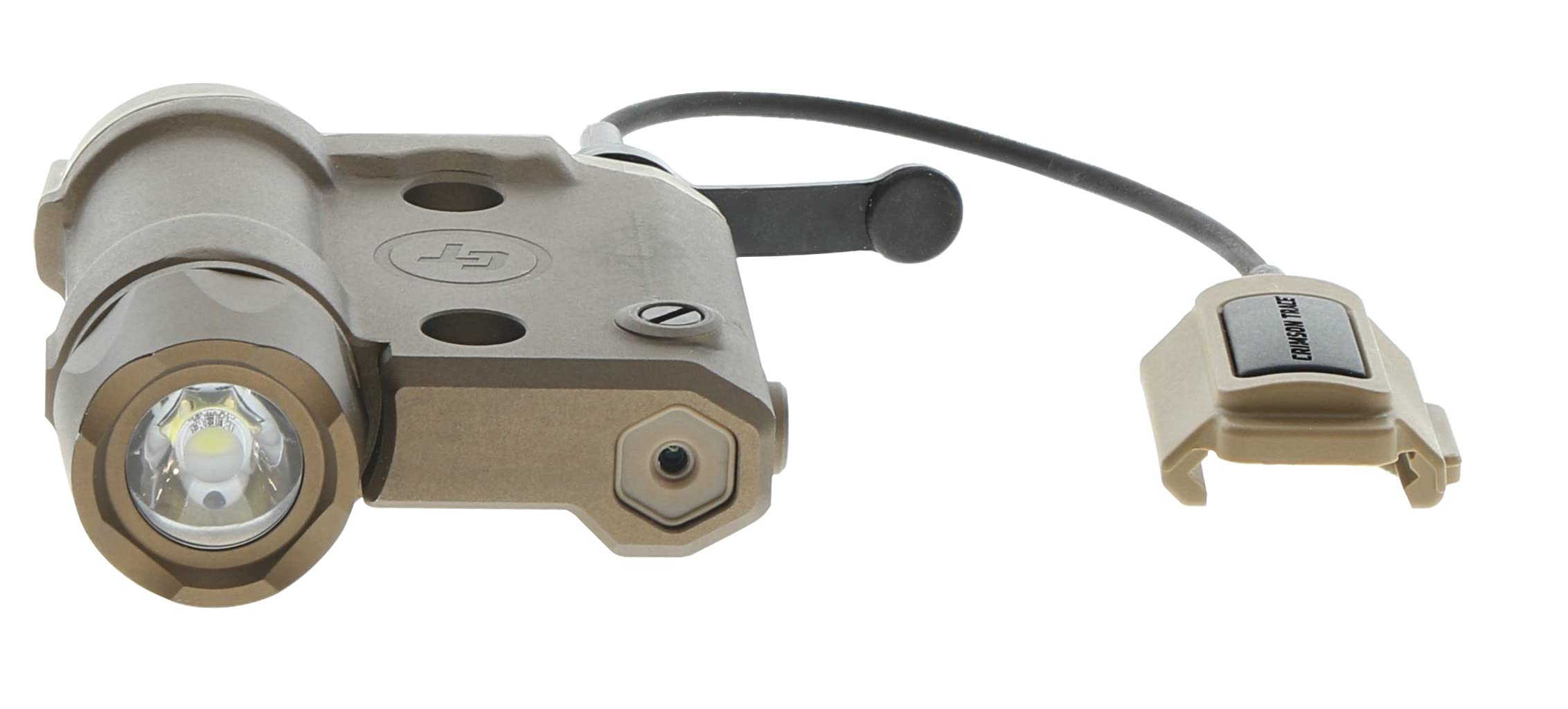 Crimson Trace CMR-301 FDE Railmaster Green Laser Sight with 1000 Lumen Adjustable LED Flashlight & Rechargeable Battery - Perfect for Shooting, Competition, Range Practice & Tactical Training