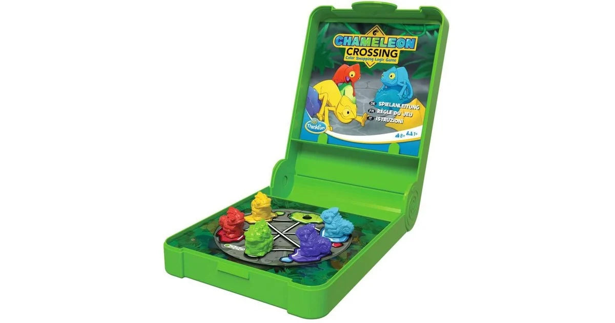 Flip N' Play: Chameleon Crossing Board Game - Fun Family Strategy Game for Kids & Adults - Perfect for Game Nights, Birthday Parties & Classroom Activities