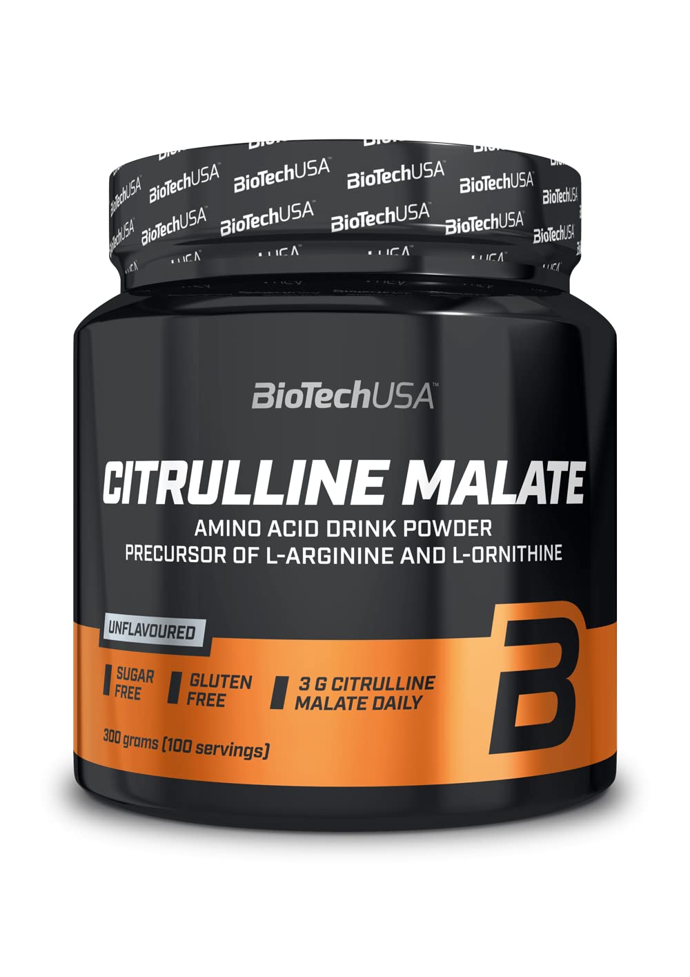 BioTechUSA Citrulline Malate Powder 300g - Unflavored Pre-Workout Supplement for Muscle Endurance & Recovery - Ideal for Athletes, Bodybuilders & Fitness Enthusiasts