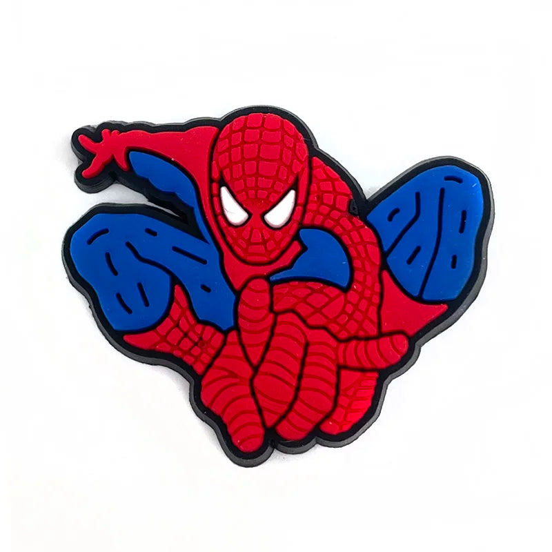 MINISO Marvel Superhero DIY Shoe Charms - Cartoon Character Accessories for Sandals & Clogs - Decorative Pins for Kids Gifts & Garden Fashion Accessories (Perfect for Birthday Presents & Cosplay Outfits)