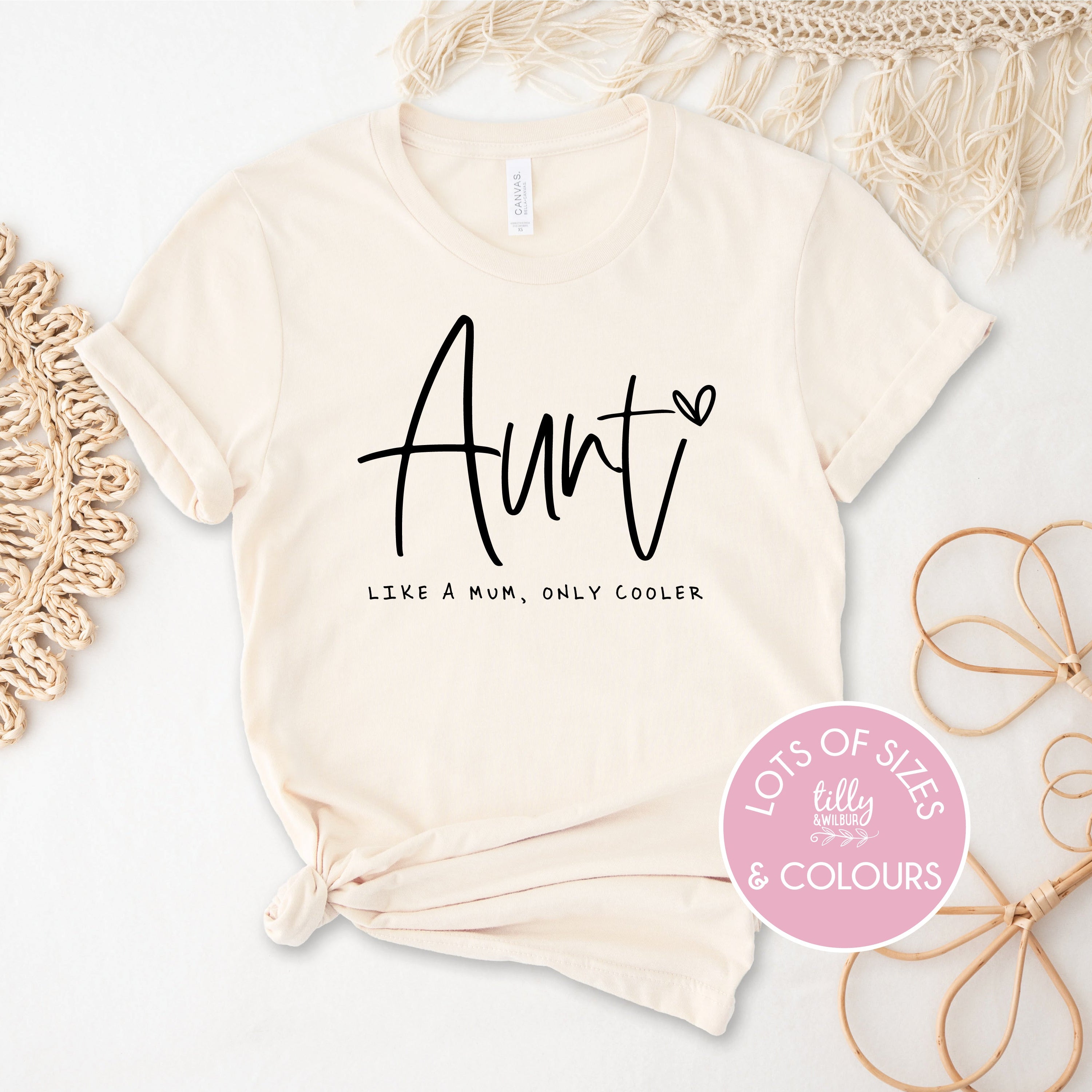 Cool Aunt Gift - Like A Mom But More Fun - Perfect for Birthdays, Christmas & Special Occasions
