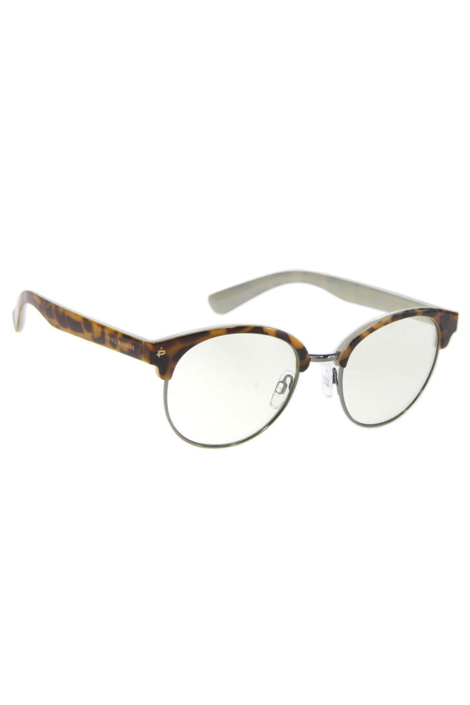 Angelou Round Blue Light Blocking Glasses - Chestnut Brown Tortoise Shell Frame for Computer & Screen Use