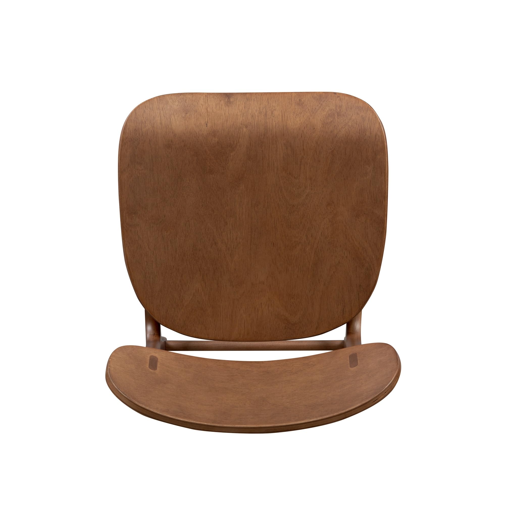 Solvang Wood Bar Stool with Brown Ale Finish - Rustic Pub Style Counter Height Stool for Kitchen Island, Home Bar & Breakfast Nook