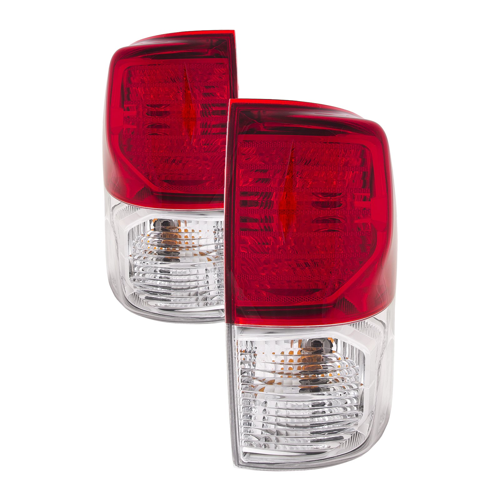 HEADLIGHTSDEPOT Replacement Tail Lights for Toyota Tundra 2010-2013 Models - Pair Set (Left Driver & Right Passenger Side) - Perfect for Night Driving and Enhanced Vehicle Safety