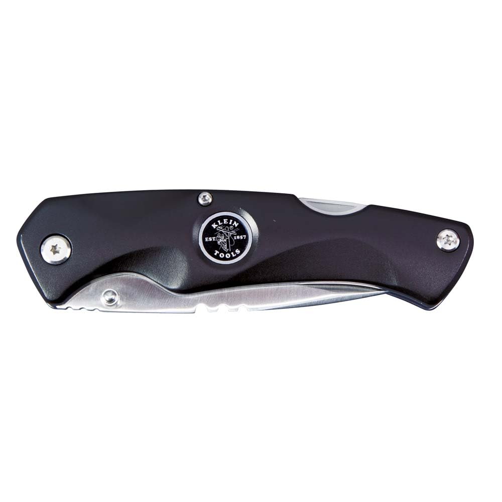 Klein Tools 44217 Electrician's Pocket Knife with #2 Phillips Screwdriver - Perfect for Electrical Work, DIY Projects & Home Repairs