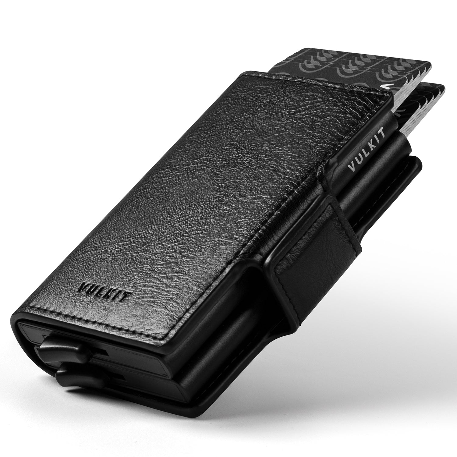 VC200d Double Aluminum Card Holder - Slim RFID Blocking Wallet for Men & Women - Holds 12+ Cards - Perfect for Travel, Business & Everyday Use