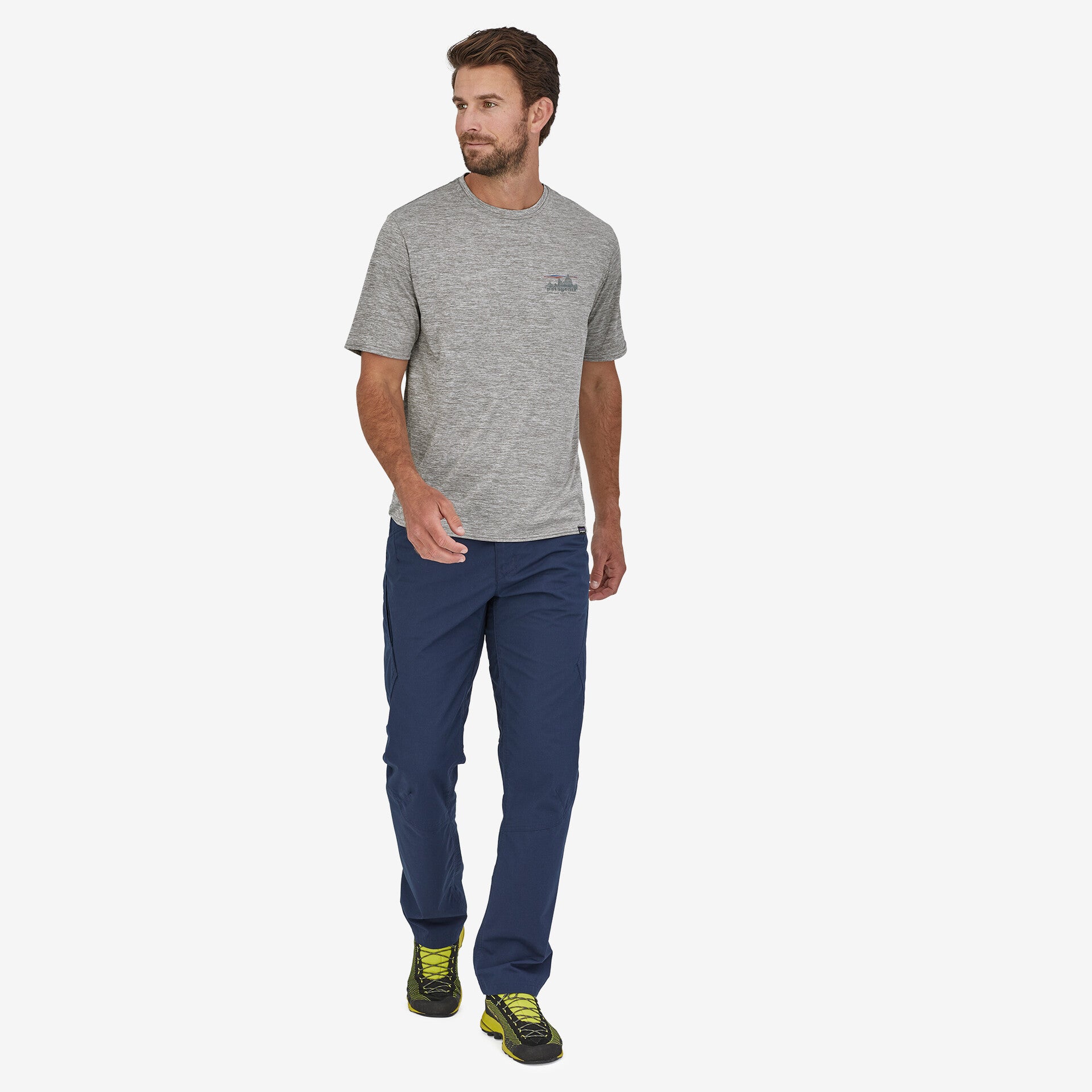 Men's Capilene® Cool Daily Graphic T-Shirt - Moisture Wicking & Breathable Activewear for Hiking, Running & Outdoor Adventures
