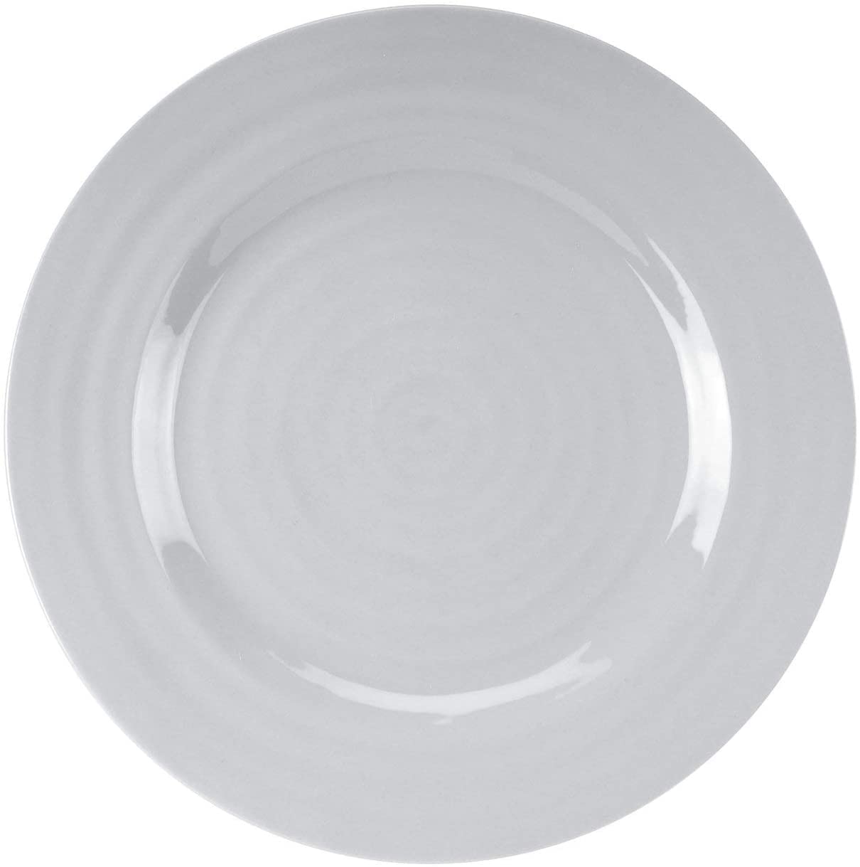 Sophie Conran Grey Porcelain Dinner Plates Set of 4 - 11 Inch Microwave & Dishwasher Safe - Elegant Dining for Pasta, Appetizers & Main Courses - Perfect for Dinner Parties & Everyday Use