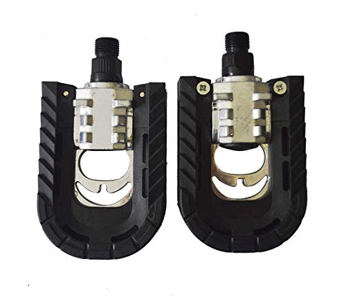 BlueSunshine Aluminum Alloy Folding Bike Pedals - 9/16