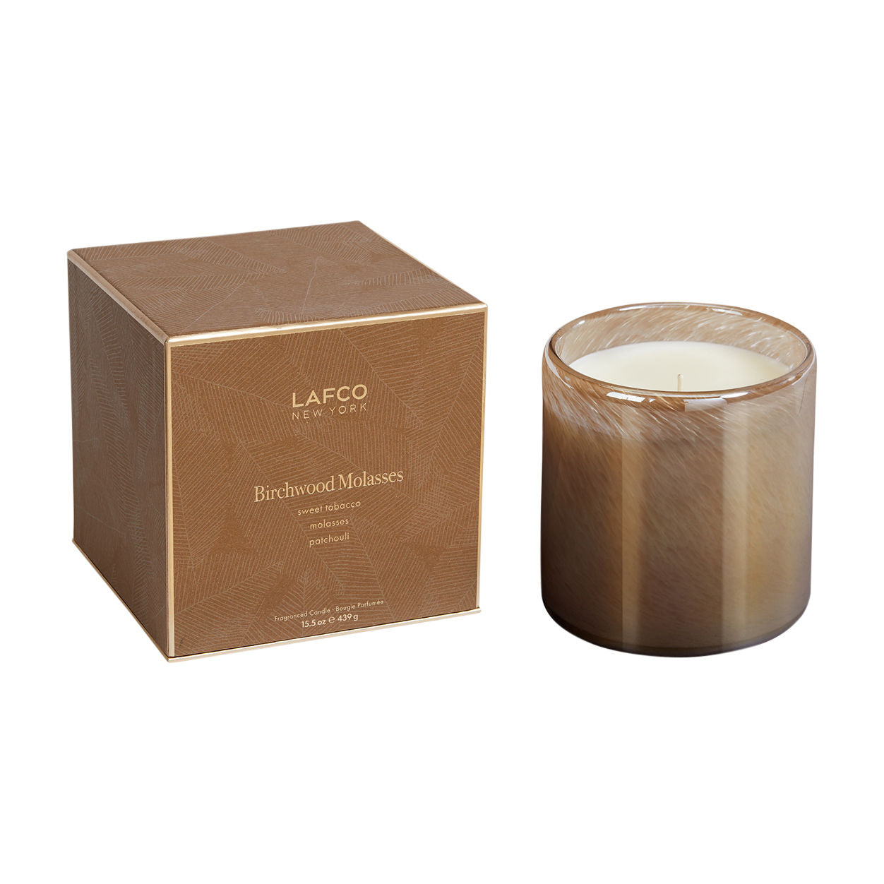 Birchwood Molasses Scented Candle - Natural Soy Wax Aromatherapy Candle for Relaxation & Stress Relief - Perfect for Home, Spa, and Meditation Spaces