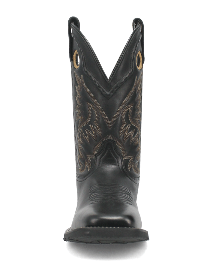 Laredo 7710 Men's KANE Leather Boots Black - Durable & Stylish Cowboy Boots for Western Riding, Work & Casual Wear