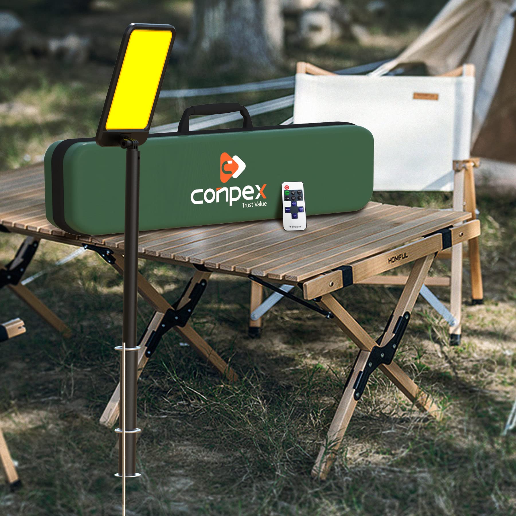 10000 Lumens Super Bright Camping Light - 50 Ft Range for 4-6 Person Tents | Telescopic Outdoor Lighting for Camping, Hiking & Backyard | Perfect for Campsites, RV Parks & Emergency Use