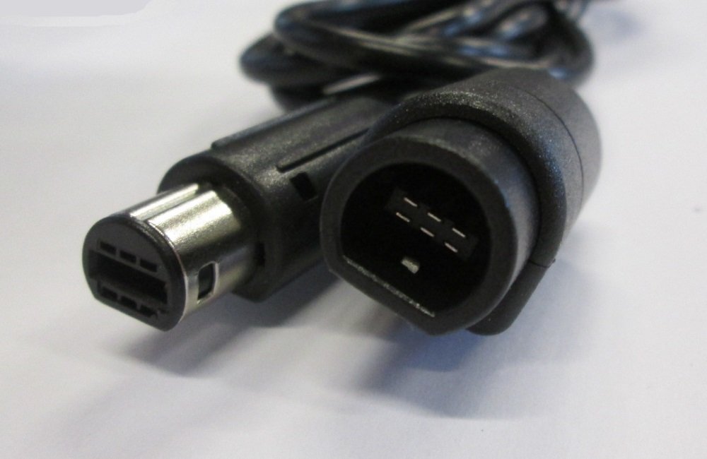 GameCube Controller Extension Cable 6ft - High-Speed Nylon Braided Cord for Nintendo GameCube & Wii - Perfect for Gaming Tournaments & Long-Distance Play