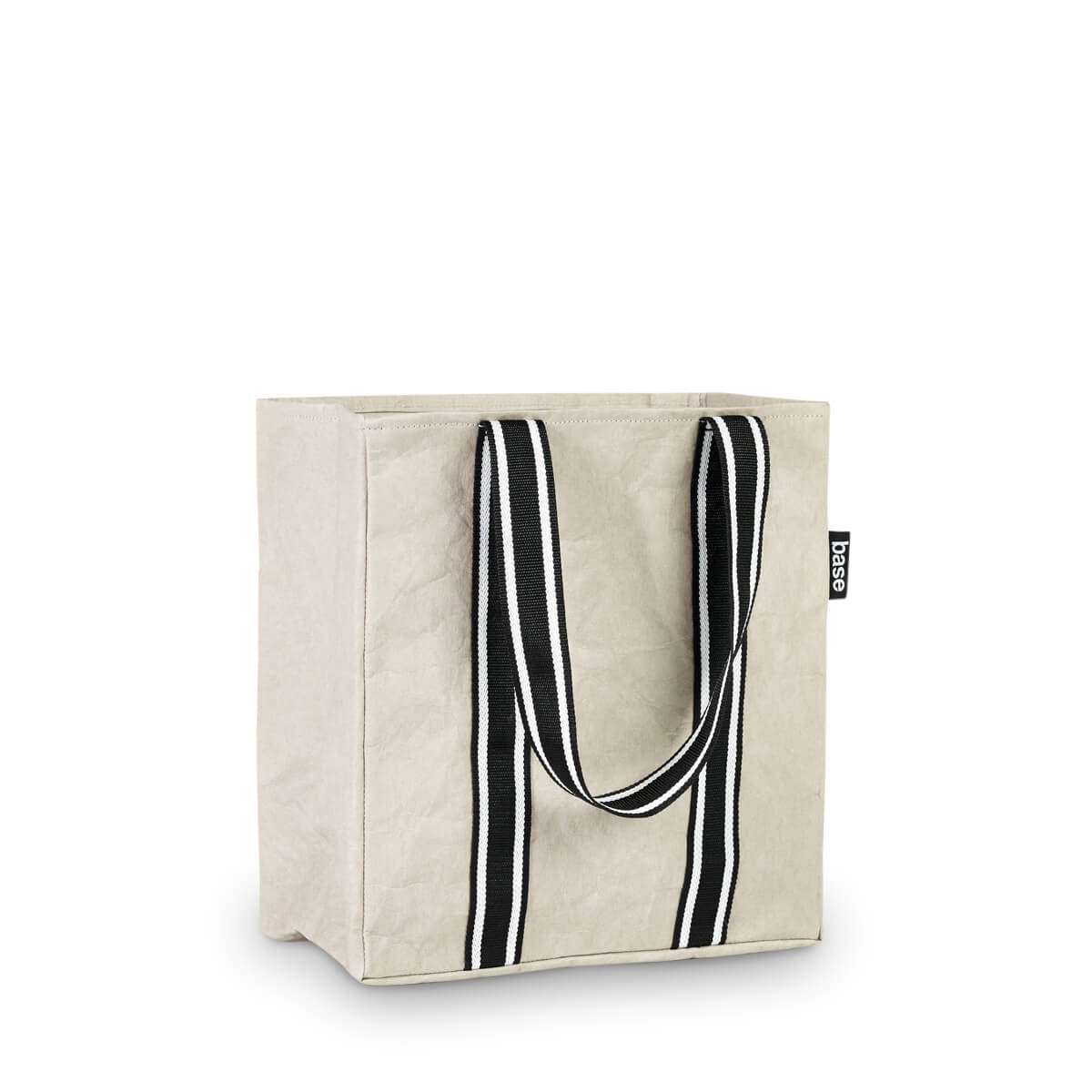BASE SUPPLY Premium Reusable Grocery Shopping Bags - Heavy Duty Stone Color Tote Bags for Groceries, Farmers Market & Eco-Friendly Shopping