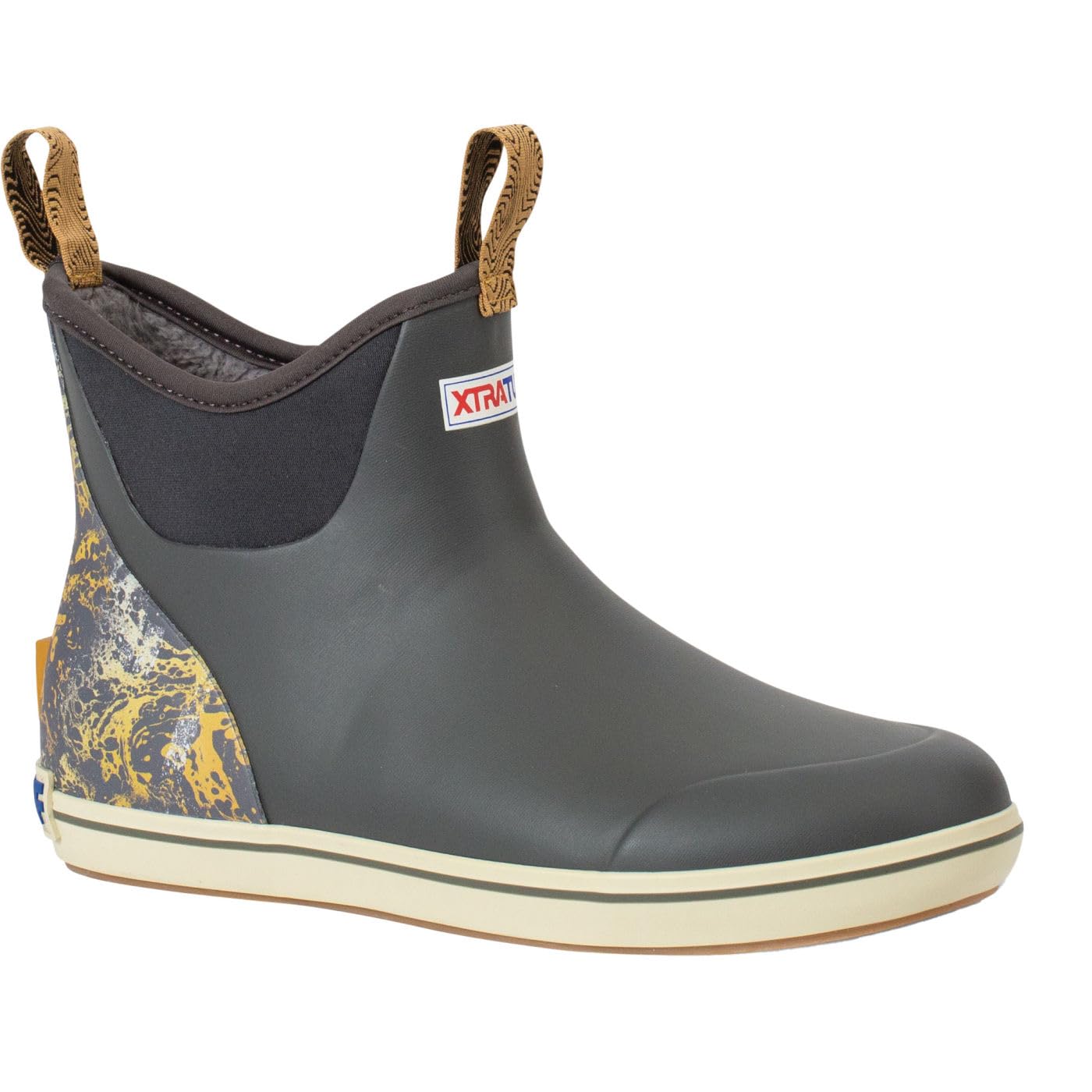 Xtratuf Men's 6 Inch Ankle Deck Boot - Waterproof Non-Slip Fishing & Work Boots for Outdoor, Boating, and Industrial Use
