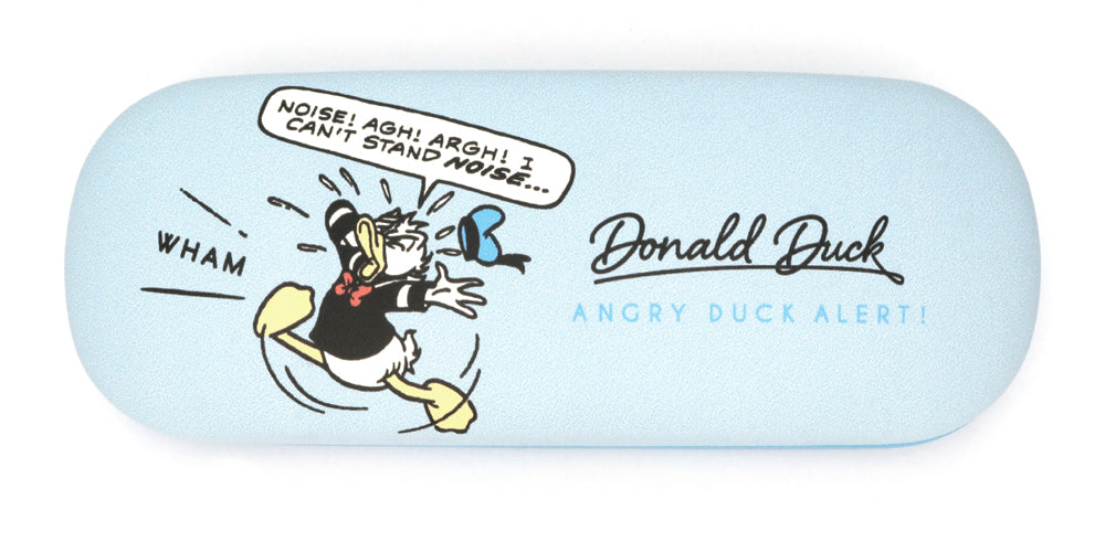 JINS x Disney Collection Donald Duck Hard Case - Durable Protective Eyewear Storage for Travel, Sports & Everyday Use