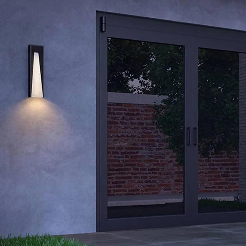 Modern Rectangular LED Outdoor Wall Lights - Waterproof & Energy-Efficient Exterior Lighting for Patio, Garden, Porch, and Facade
