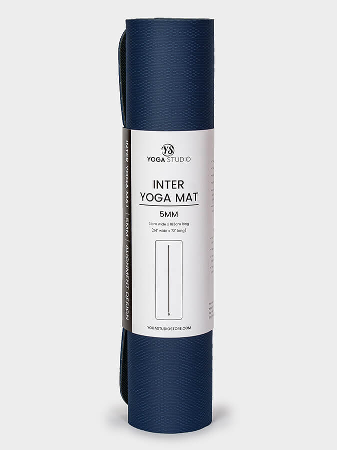 Eco-Friendly 5mm Yoga Mat for Yoga Studio - Non-Slip, Cushioned & Durable - Perfect for Hot Yoga, Pilates & Home Workouts