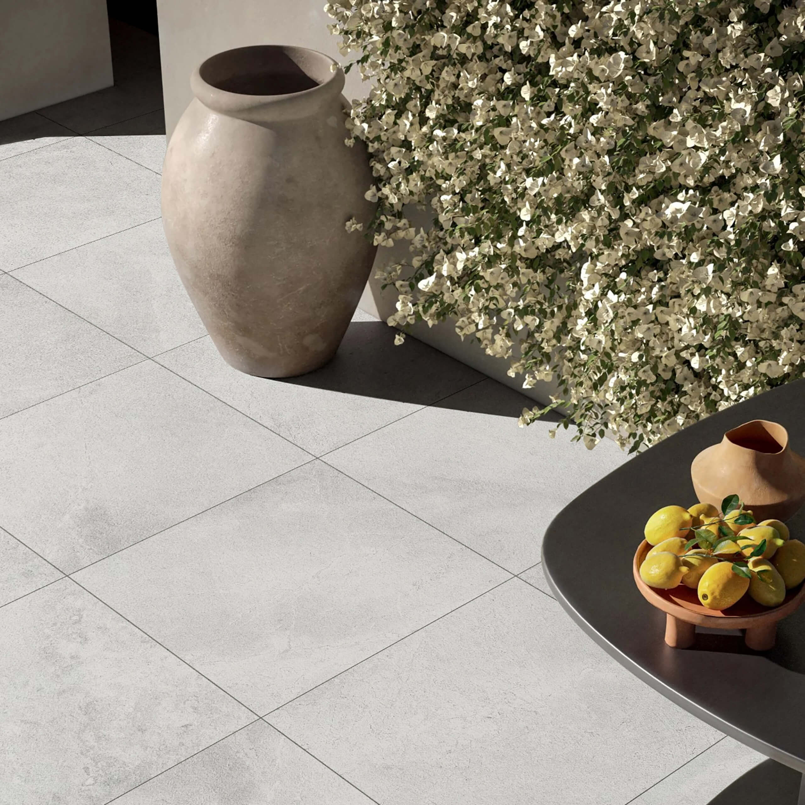 Chiswick 600x300 Honed White Porcelain Tile - Matte Finish Ceramic Floor & Wall Tile for Bathroom, Kitchen, and Living Room