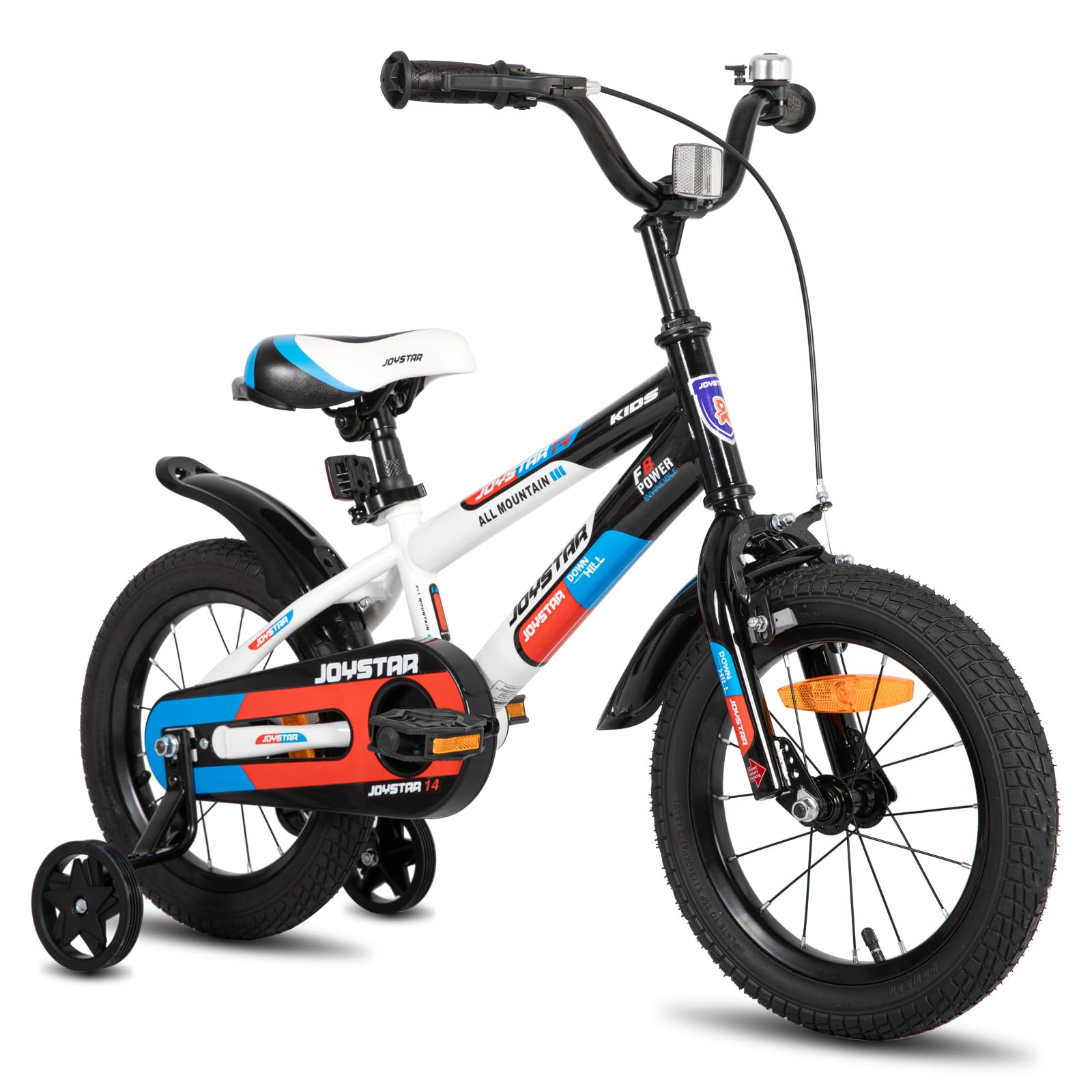 JOYSTAR Kids Bicycle for Boys & Girls Ages 3-12 | 12, 14, 16, 20 Inch Children's Bike with Training Wheels & Kickstand | Multiple Color Options | Perfect for Neighborhood Rides, Park Adventures & Learning to Cycle